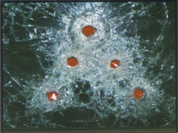 Level IIIA multihit transparent armored glass bulletproof